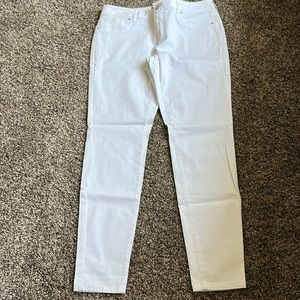 Women’s The Limited Size 10 Exact Stretch White Skinny Pants